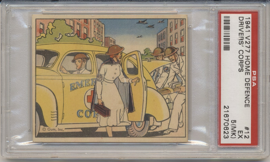 1941 V277 OPC Home Defence #12 Driver Corps PSA 5(MK) EX  #*