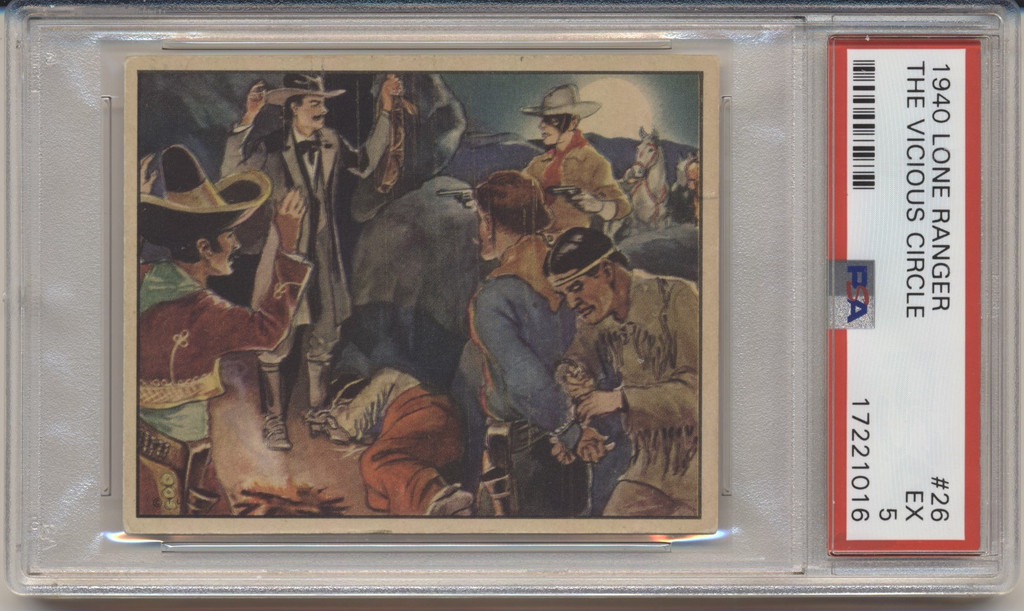 1940 LONE RANGER #26 The Vicious Circle PSA 5 EX  #*