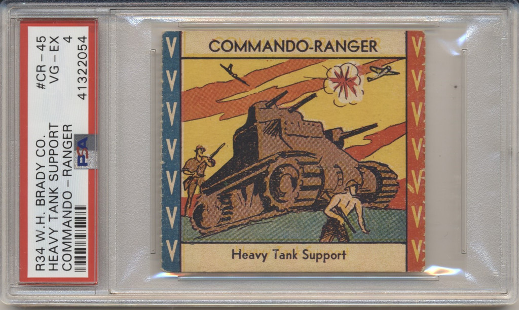 1940 R34 Commando-Ranger #CR-45 Heavy Tank Support PSA 4 VG-EX  #*