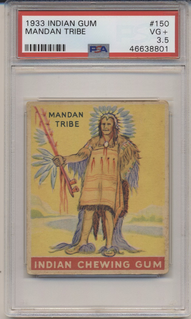 1933 Goudey #150/48 Mandan Tribe PSA 3.5 VG + "" TOUGH SERIES  #*