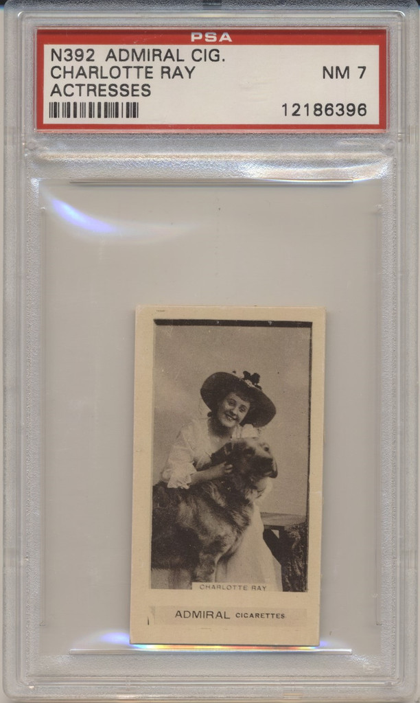 1887's N392 Actors & Actresses Admiral Cig. Charlotte Ray PSA 7 NM  #*