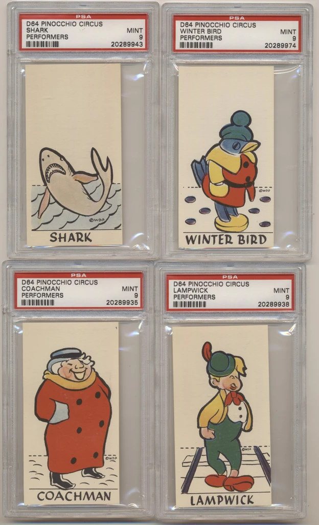 1930 D64 Pinocchio Circus Performers Set 60 GPA 9.11  #*sku37705