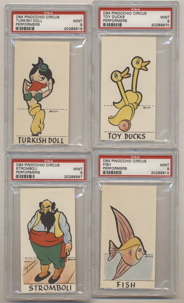 1930 D64 Pinocchio Circus Performers Set 60 GPA 9.11  #*sku37705