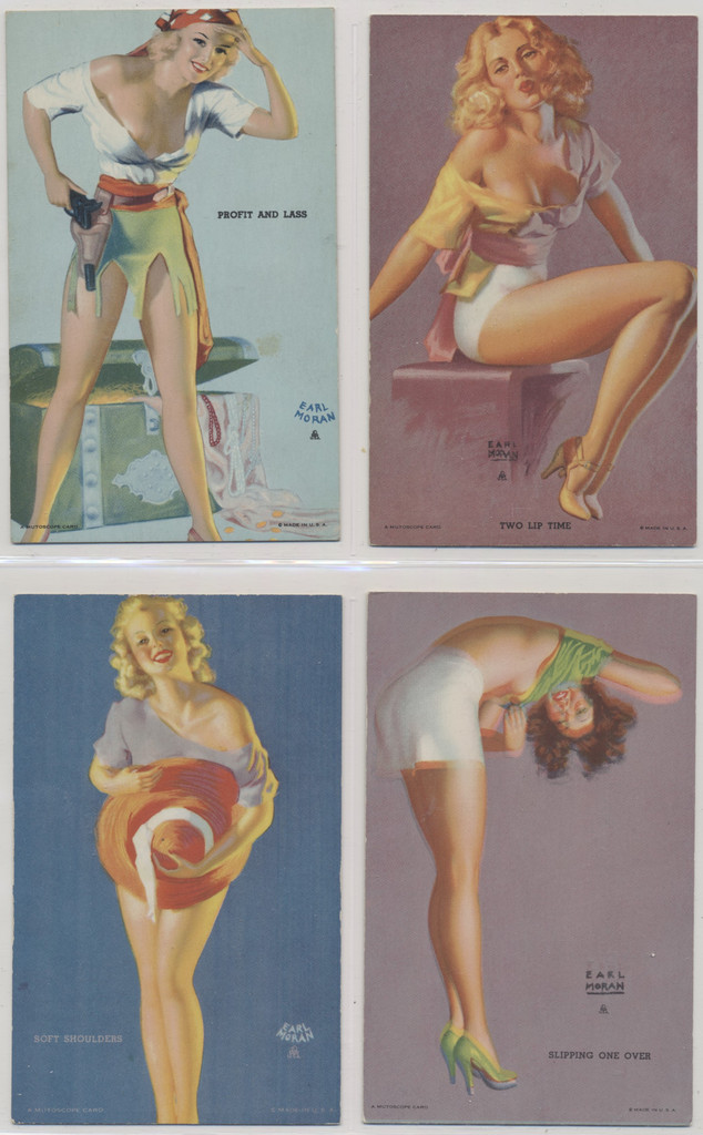 1943 Mutoscope W424-2e Hot-Cha Girls 6 of 32   #*