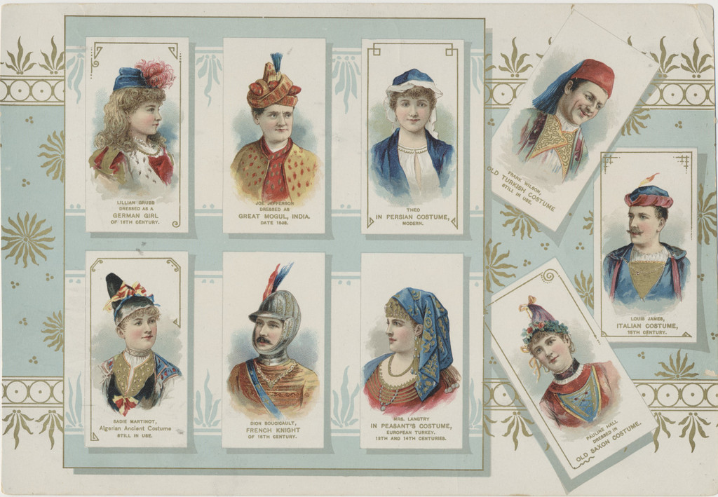 1888-1890 A 26 Costumes Of All Nations (10) Loose Pages  #*