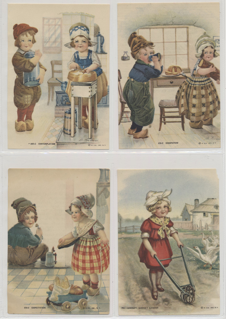 1920's D23-2a Children Life By M. Greiner Series 16/24  #*sku2041