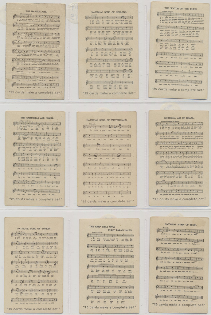 1900 The Hilson Co. National Types (T89) 18/25  #*sku2662