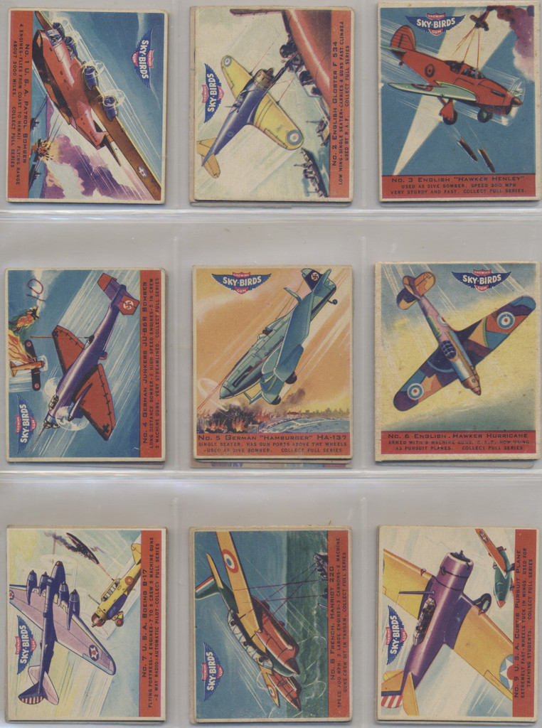 1941 Goudey R137 Sky Birds Set 24  #*