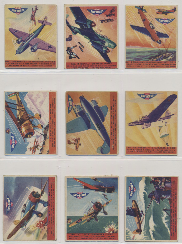 1941 Goudey R137 Sky Birds Set 24  #*sku6739