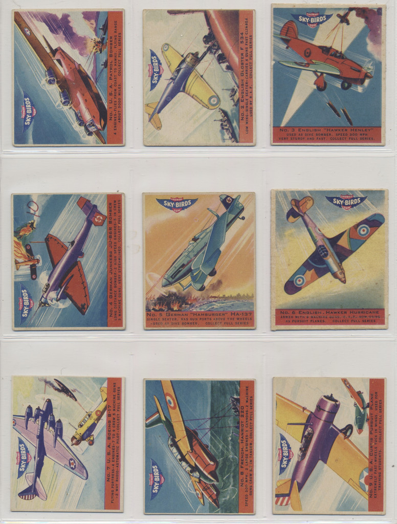 1941 Goudey R137 Sky Birds Set 24  #*sku6739