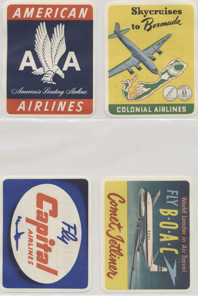 1950 F272-1 Wheaties Airlines Stickers 14/15   #*sku37308