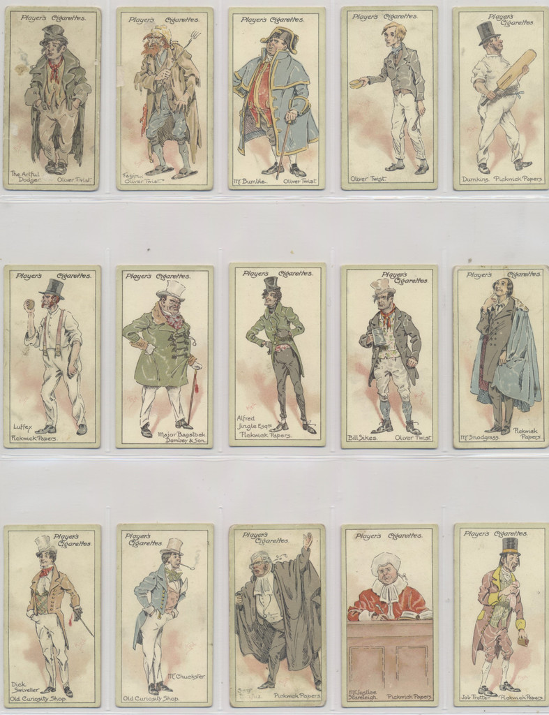 1923 John Players & Sons Characters From Dickens Set 50  #*