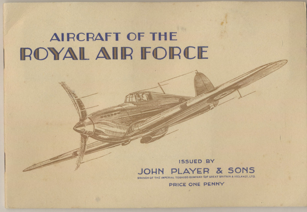 1938 John Players Aircraft Of The Royal Air Force Set 50 In Album  #*