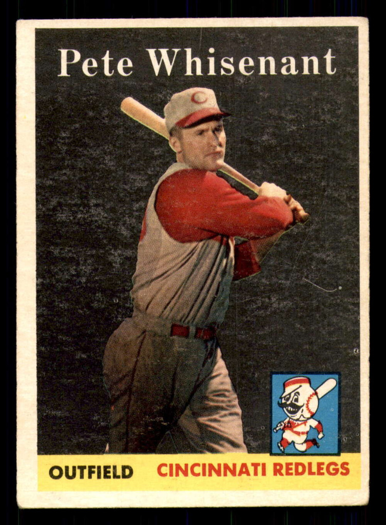 1958 Topps #466 Pete Whisenant Excellent Reds    ID:308720