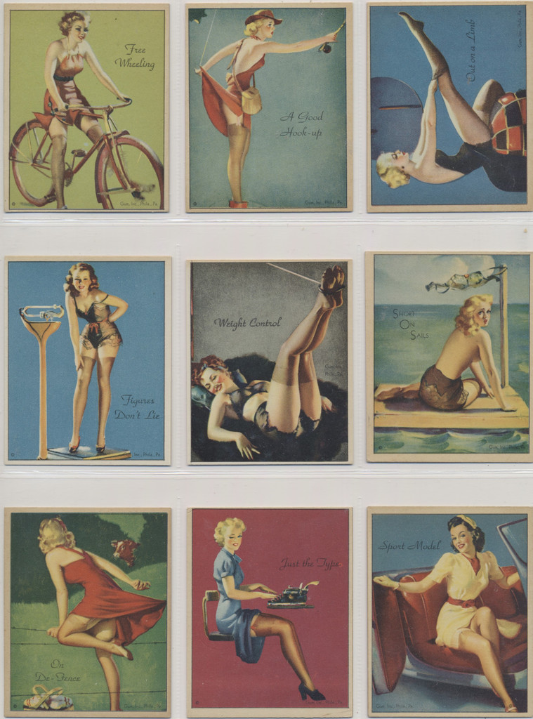 1944 Gum Inc. American Beauties Lot 19 Different  #*