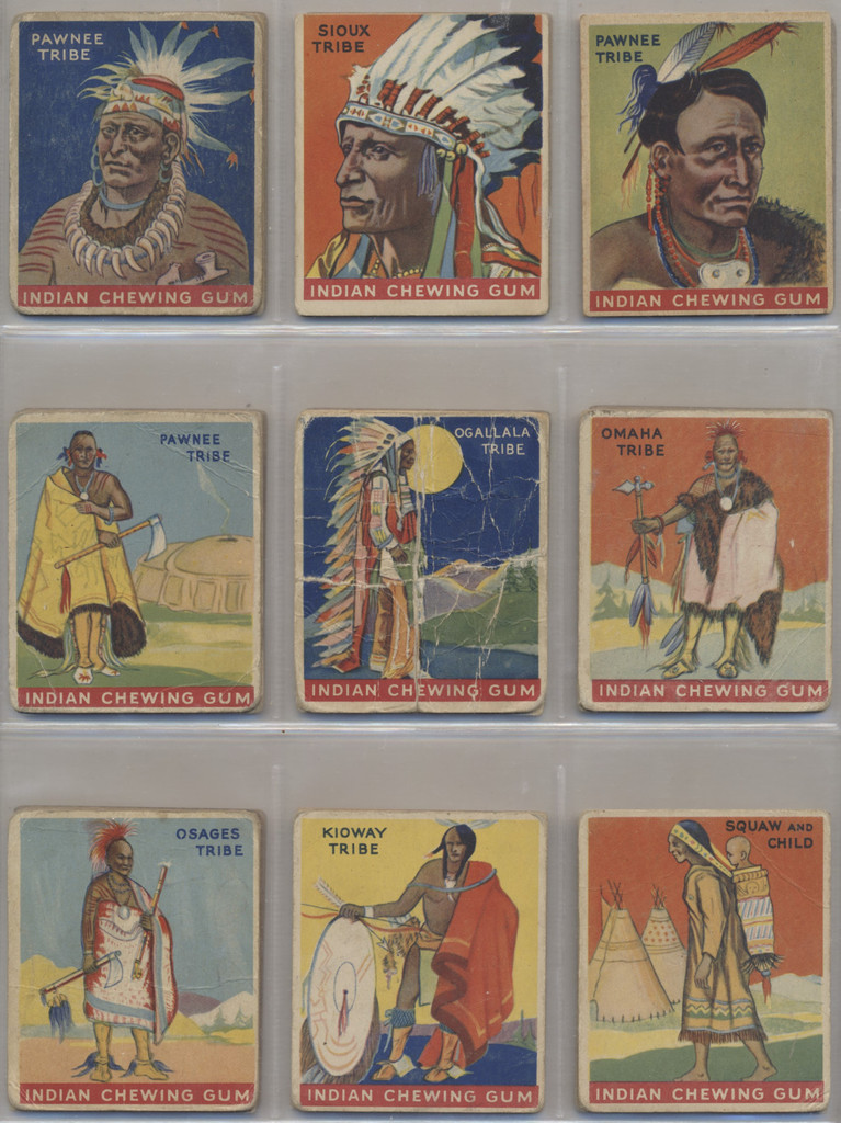 1947 Goudey R773 Indians Lot 32 Different  #*