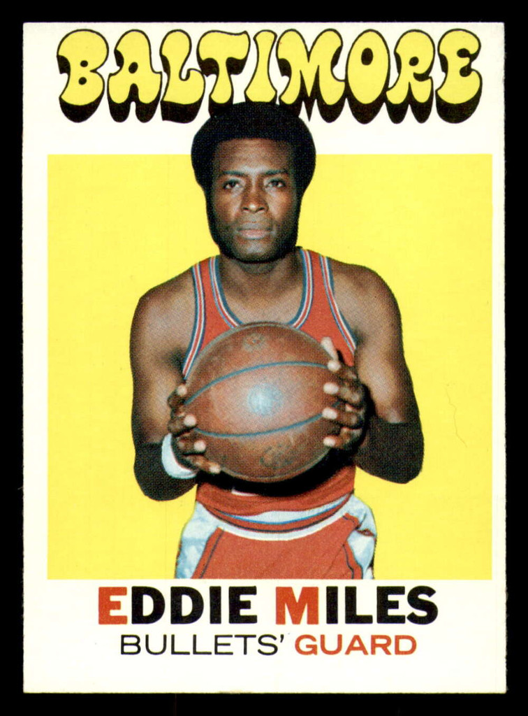 1971-72 Topps #44 Eddie Miles Near Mint    ID:309351