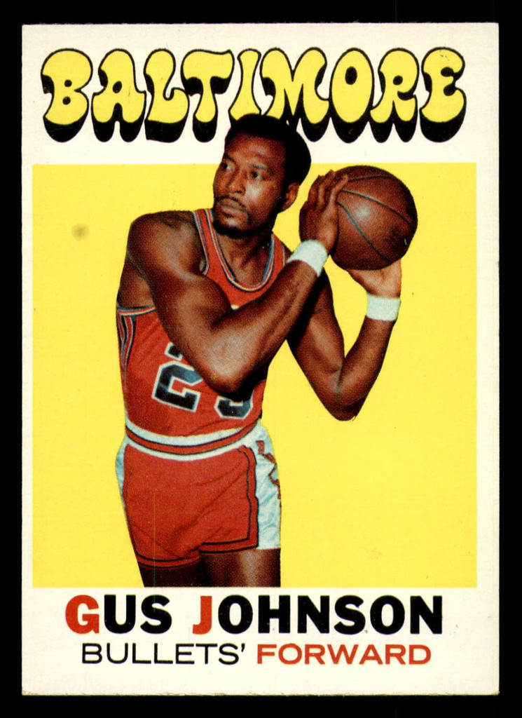 1971-72 Topps #77 Gus Johnson DP Near Mint DP    ID:309397