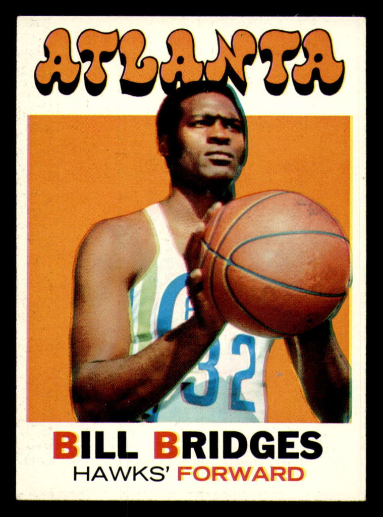 1971-72 Topps #132 Bill Bridges DP Ex-Mint Hawks DP    ID:309496
