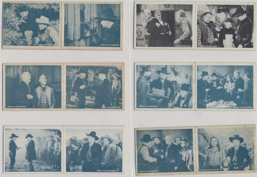 1950 Topps Hopalong Cassidy 34 (2) Cards Panels  #*