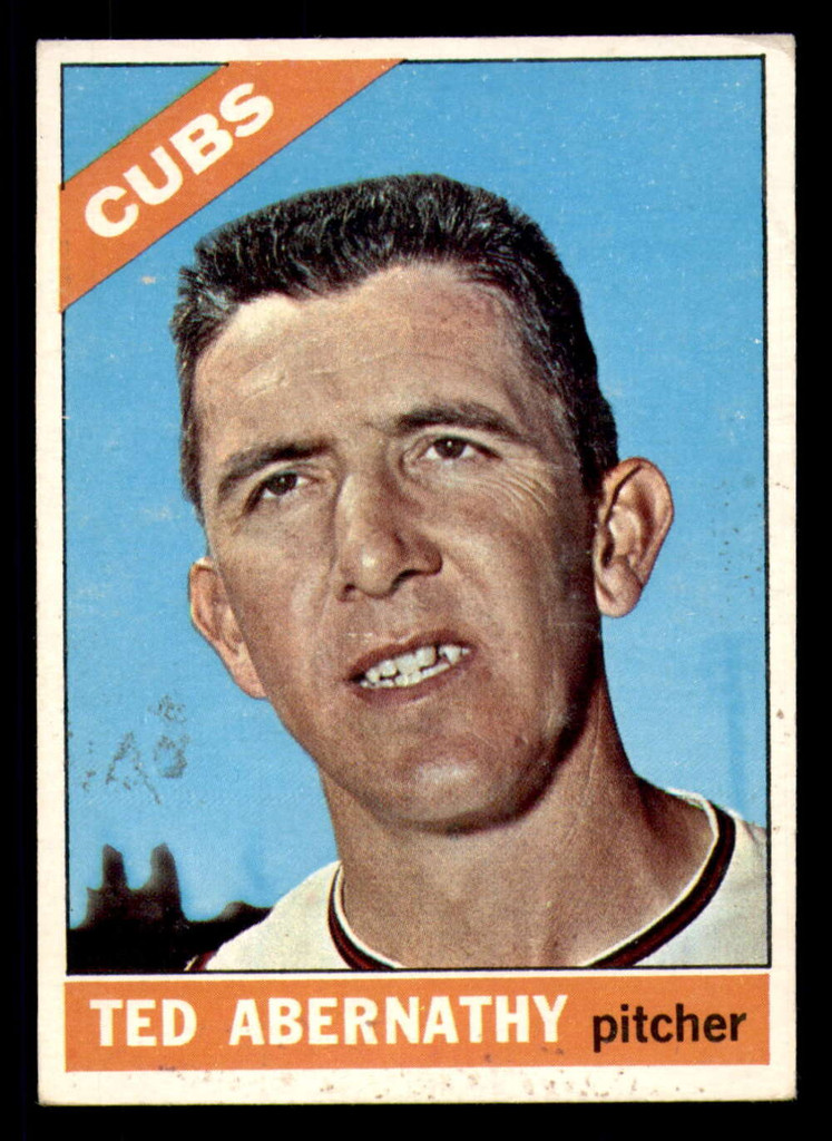 1966 Topps #2 Ted Abernathy Excellent+ Cubs  ID:309822