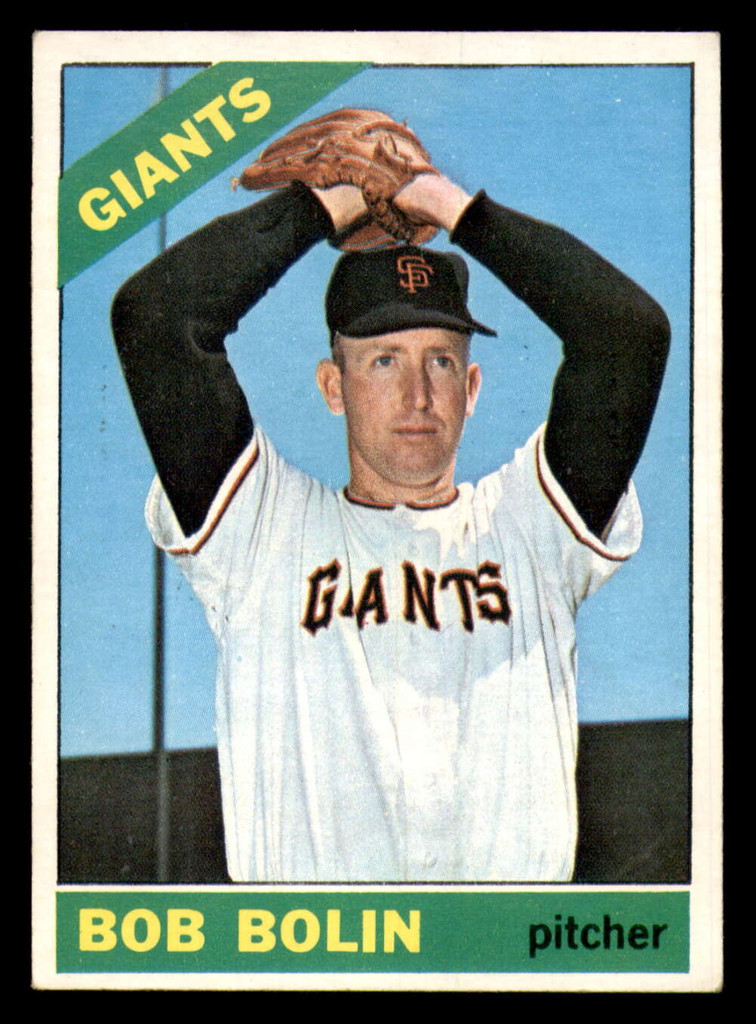 1966 Topps #61 Bobby Bolin Excellent+ Giants  ID:309995