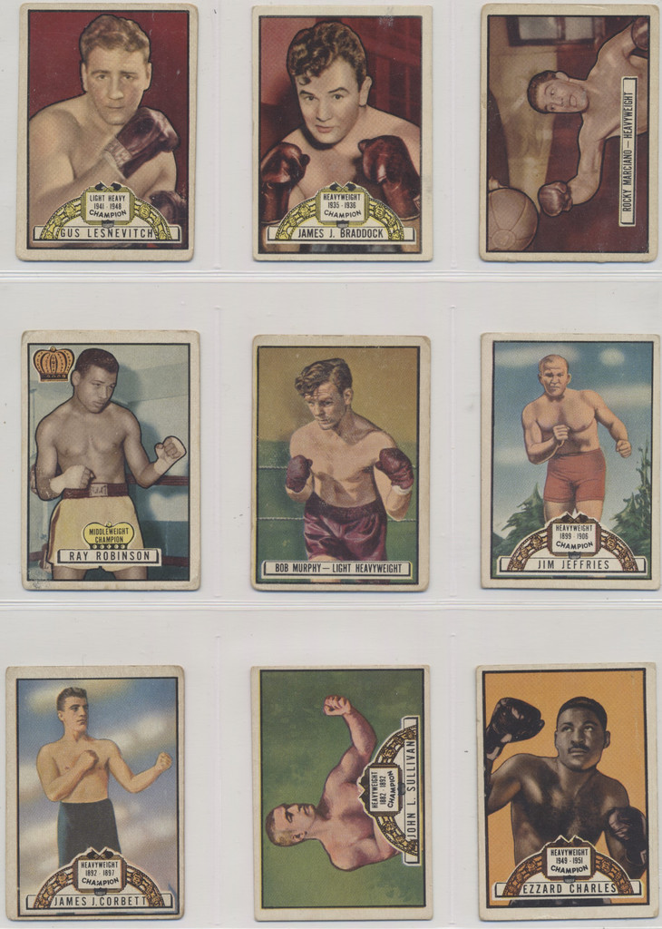 1951 Topps Ringside Boxing Near Complete Set 94/96 "" Missing #55 & #95  #*
