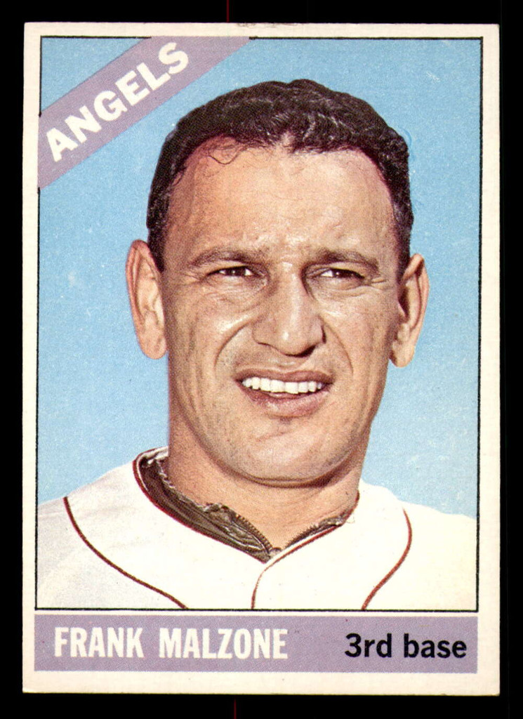 1966 Topps #152 Frank Malzone Ex-Mint Angels  ID:310248