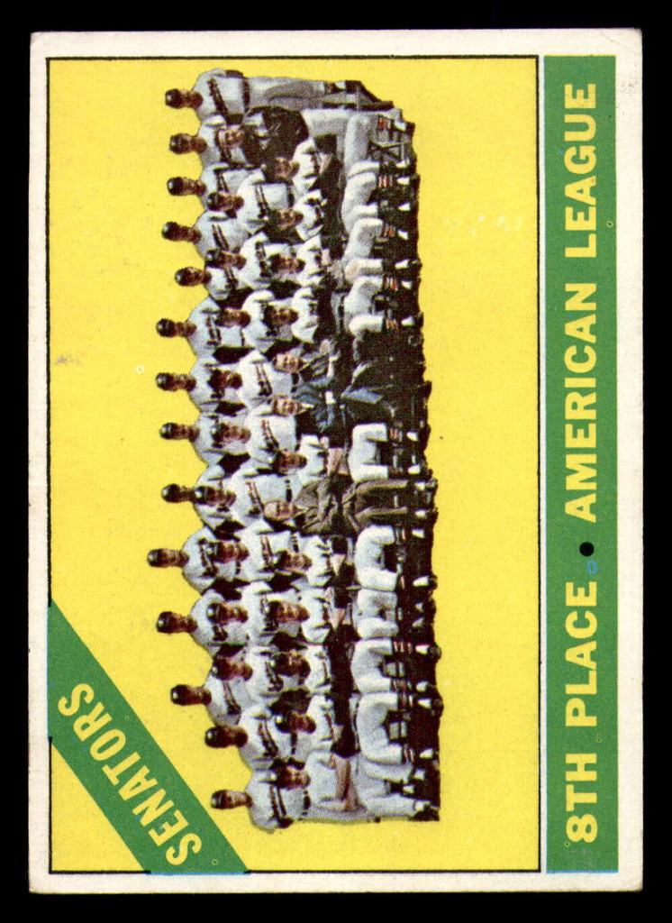 1966 Topps #194 Senators Team VG-EX Senators  ID:310375