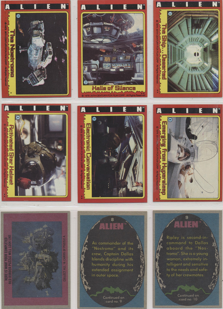 1979 Topps Alien Set 84 No Stickers  #*