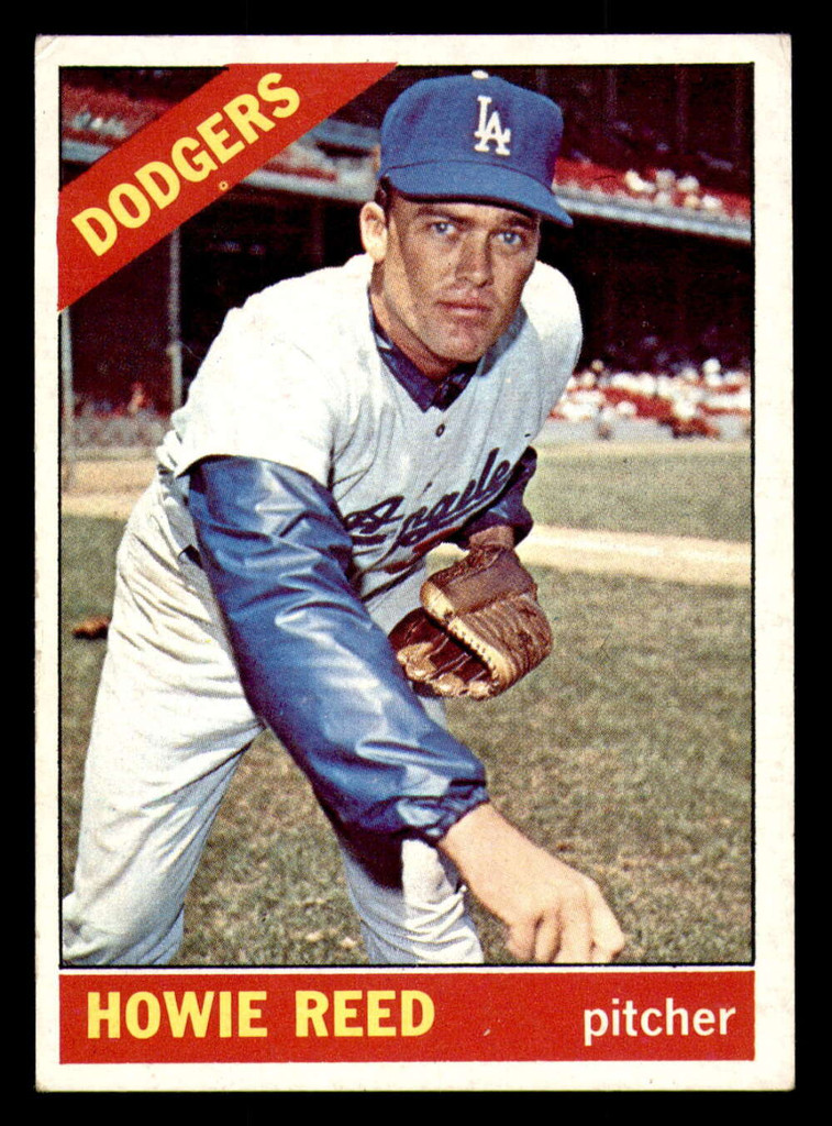 1966 Topps #387 Howie Reed VG-EX Dodgers   ID:310970