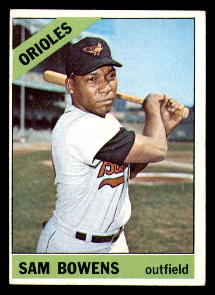 1966 Topps #412 Sam Bowens Excellent+ Orioles  ID:311042
