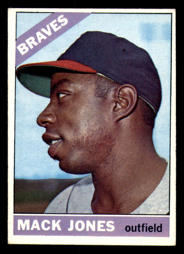 1966 Topps #446 Mack Jones Excellent+ Braves  ID:311139