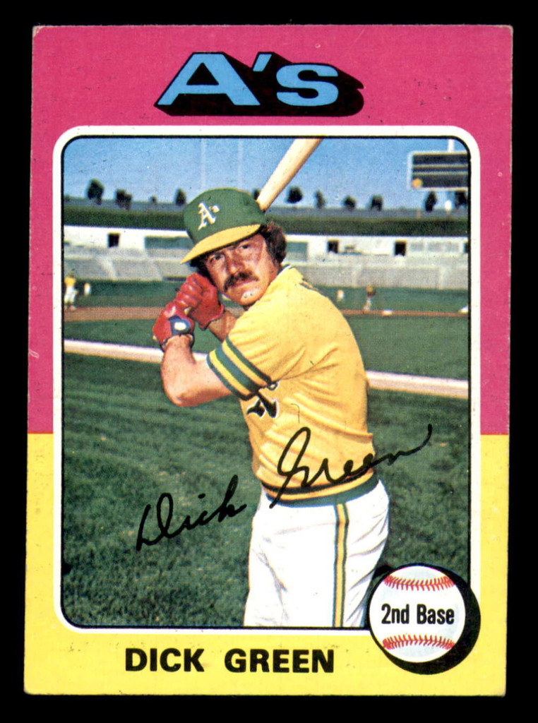 1975 Topps Mini #91 Dick Green Excellent+ Athletics    ID:311458