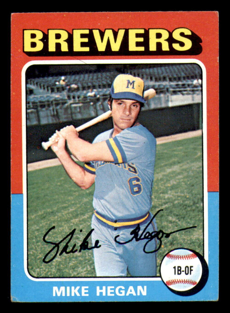 1975 Topps Mini #99 Mike Hegan Excellent Brewers    ID:311466