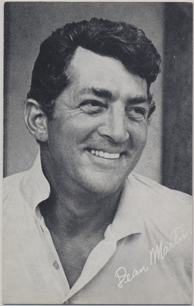 1950's Dean Martin Courtesy of Billboard Exhibit Card Printed In The USA   #*
