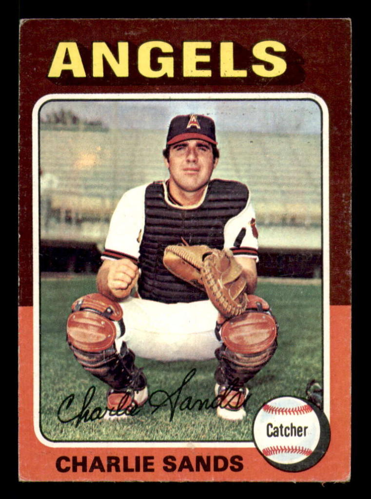 1975 Topps Mini #548 Charlie Sands Excellent Angels    ID:311952