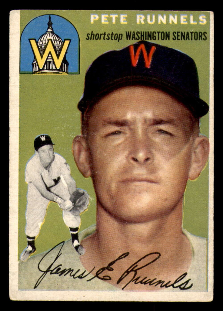 1954 Topps #6 Pete Runnels VG-EX Senators    ID:312090