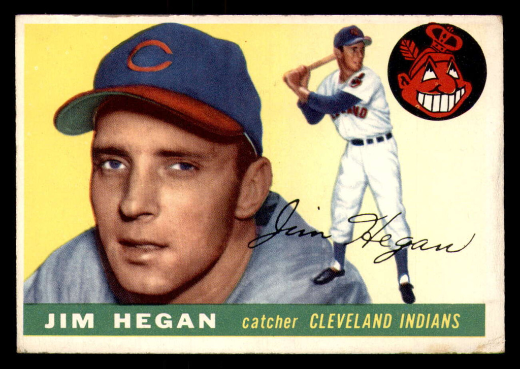 1955 Topps #7 Jim Hegan Very Good Indians    ID:312146