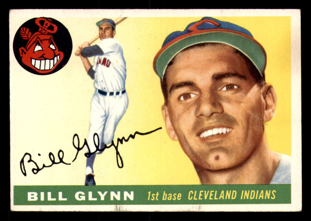 1955 Topps #39 Bill Glynn Excellent+ Indians   ID:312177