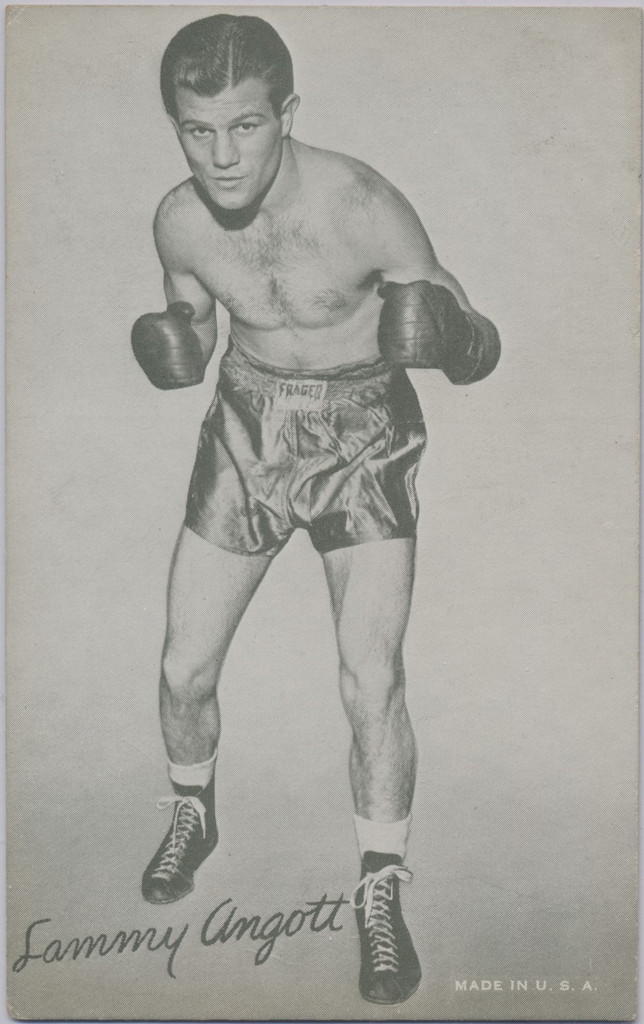 1947/1966 Boxing Exhibit Sammy Angott  #*