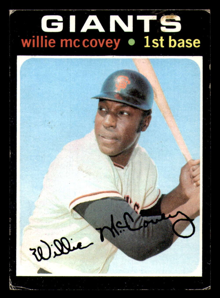 1971 Topps #50 Willie McCovey Very Good Giants   ID:312504