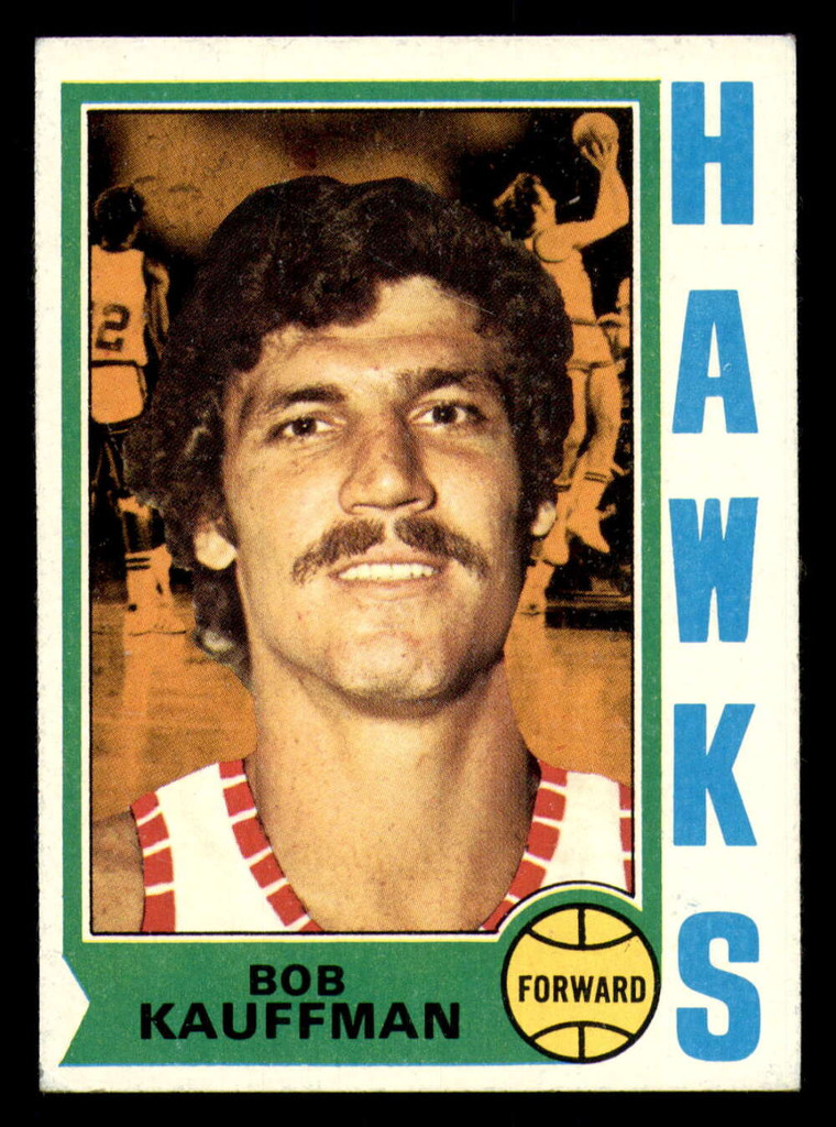 1974-75 Topps #153 Bob Kauffman Ex-Mint Hawks   ID:312851
