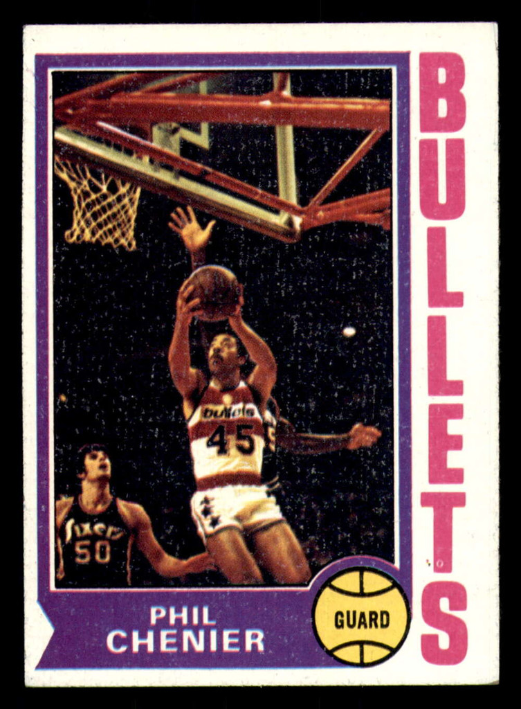 1974-75 Topps #165 Phil Chenier Excellent+ Bullets   ID:312863