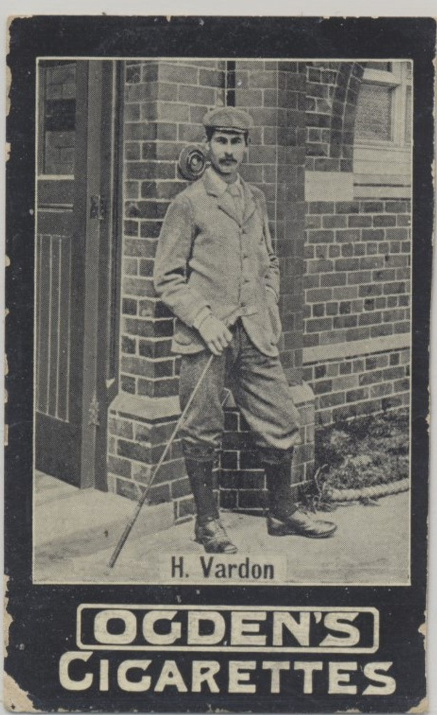 1902 Ogden's Cigarettes Golf H. Vardon(Evidence Of Trimming)  #*sku4894