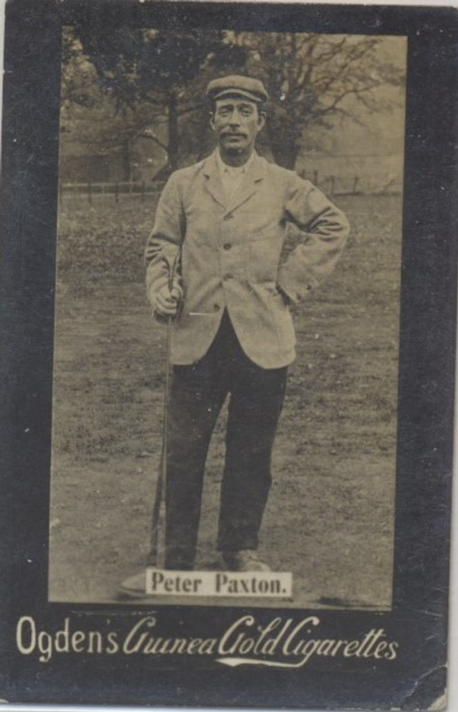 1901 Ogden Cigarette Card Guinea Gold Golf Peter Paxton  #*