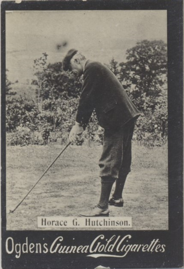 1901 Ogden Cigarette Card Guinea Gold Golf Horace G Hutchinson  #*