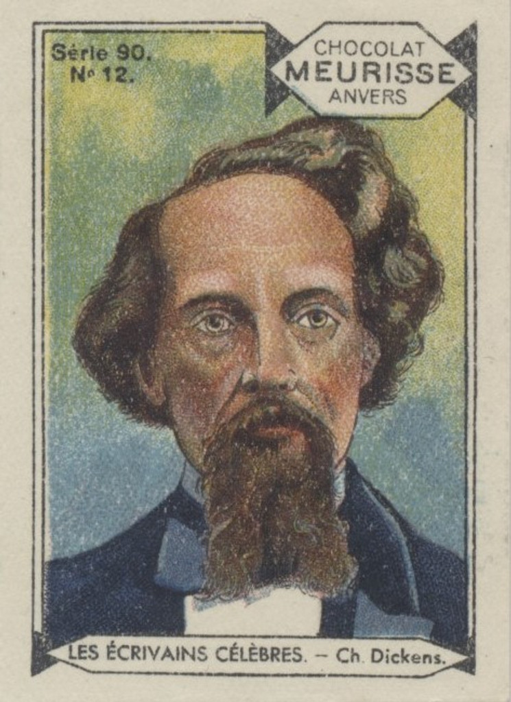 1930 Meurisse France Series 90 Famous Writers #12/90 Charles Dickens Nr-Mt  #*