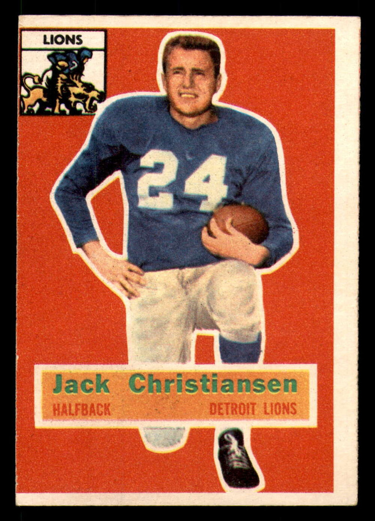 1956 Topps #20 Jack Christiansen VG-EX Lions   ID:313864