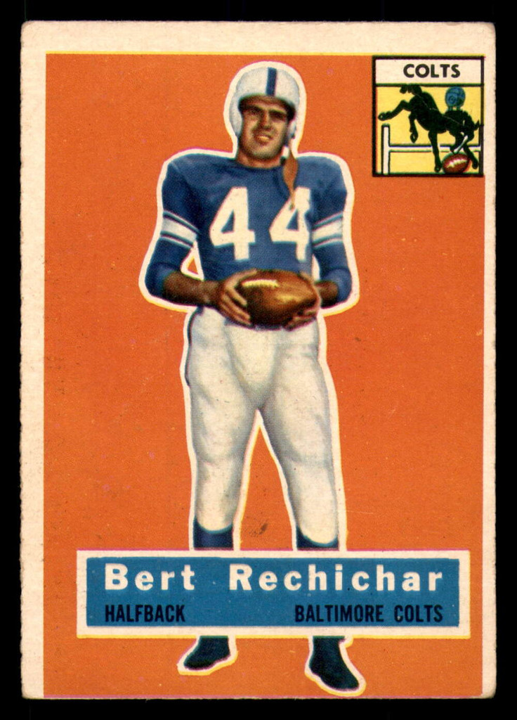 1956 Topps #84 Bert Rechichar Very Good Colts   ID:313869